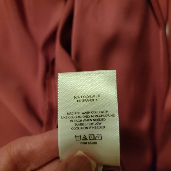 Sz. S Express Elegant Women's Wrap Top - Pink - Picture 6 of 6